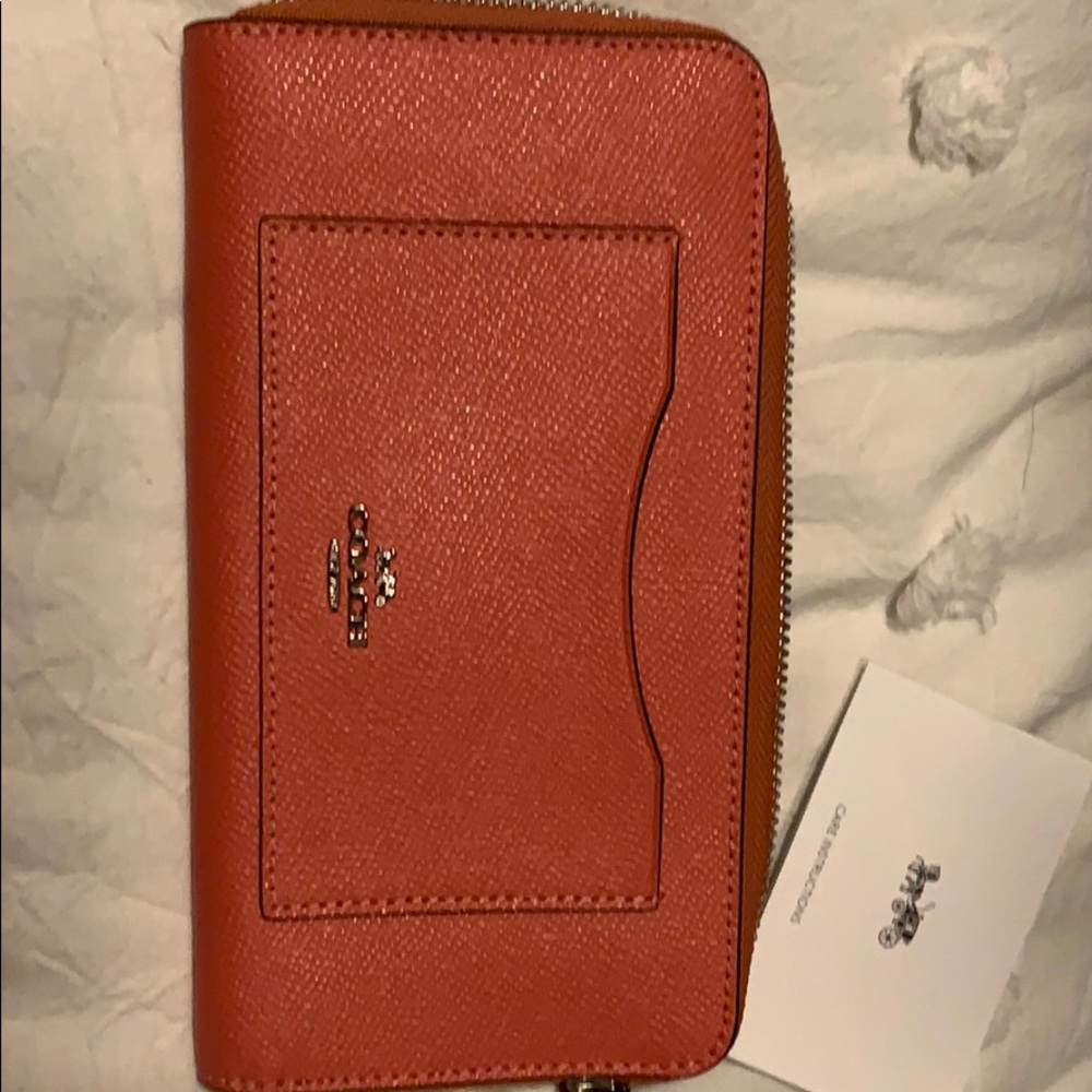 Coach Accordion Zip Wallet
